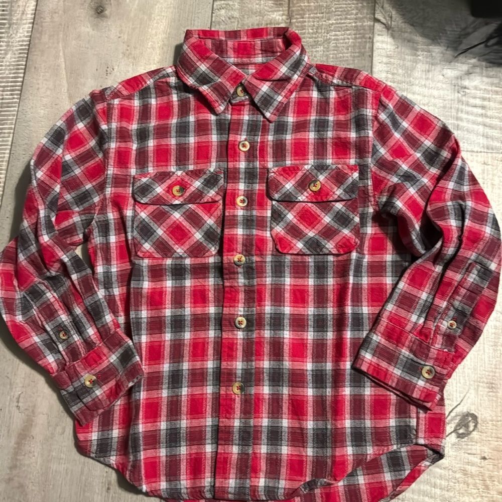 Bailey's PT‎ flannel shirt-kids size 6/7 (small)